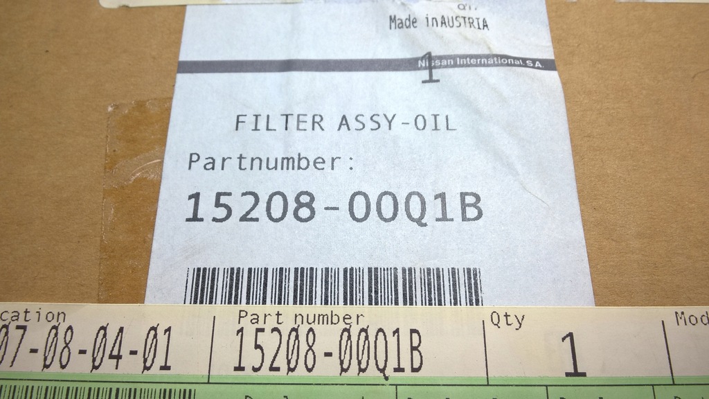 фото №11, Nissan nv400 2.3dci 2010- основание фильтра масла с радиатор оригинальный номер 15208-00q1b