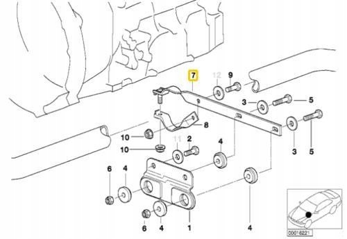 Купить Опора выхлопная bmw e46 18301732929