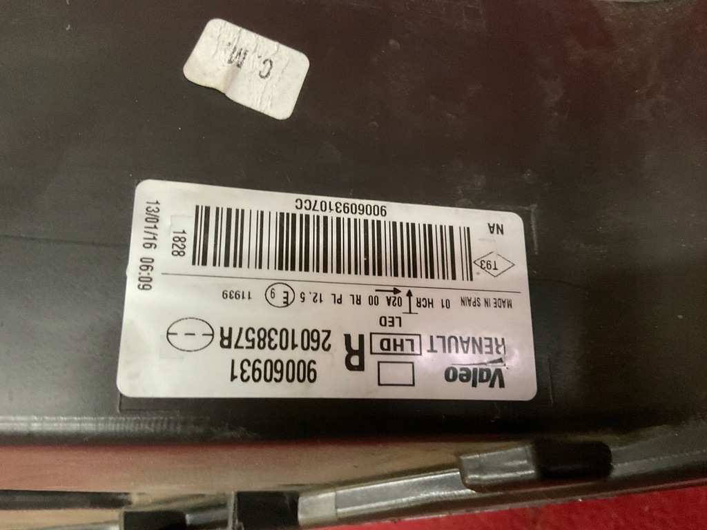 фото №6, Лампа правая перед renault megane iv full led megane iv 90060931