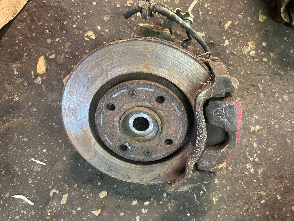 фото №1, Поворотный кулак ступица диск суппорт правый перед peugeot 406