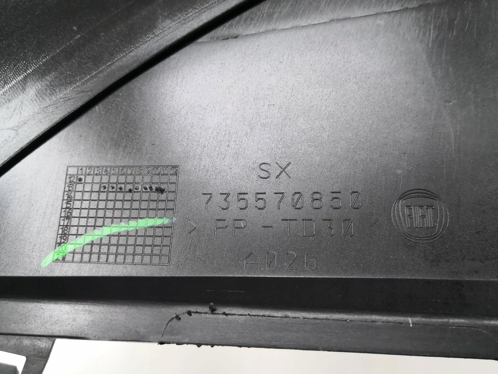 фото №7, Молдинг накладка бампера fiat 500 trekking 12- ліва задня