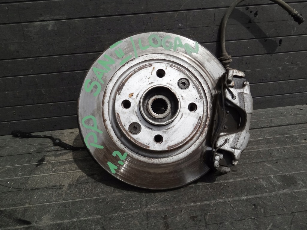 фото №1, Dacia logan ii 2015 1,2 поворотный кулак передняя правая