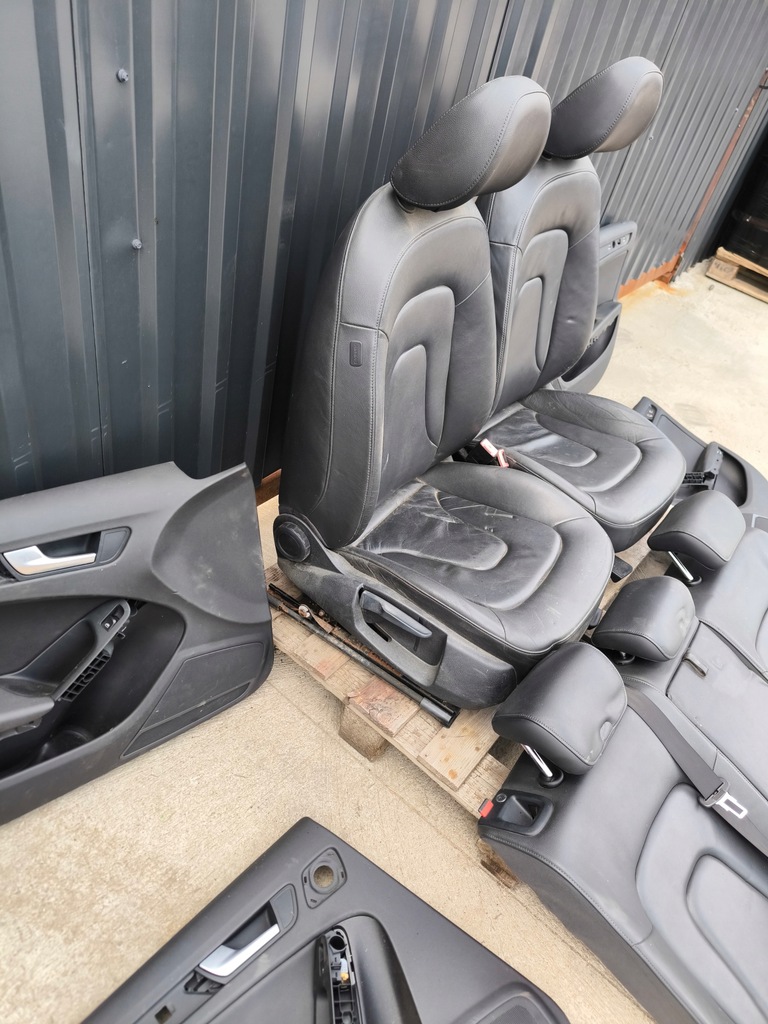 фото №10, Сиденье сиденья audi a4 b8 комплект кожа bez подогрев !!! 2