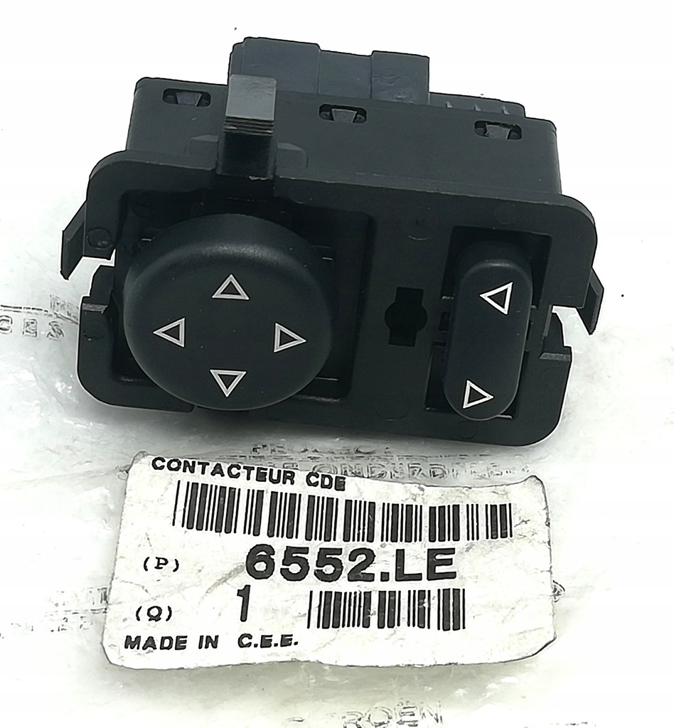 фото №1, Переключатель регулировки зеркал peugeot 406 6552le