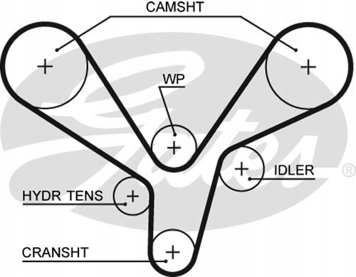 фото №1, Ремінь розподільного валу hyundai grandeur santa fé ii kia carnival iii magentis ii 2.