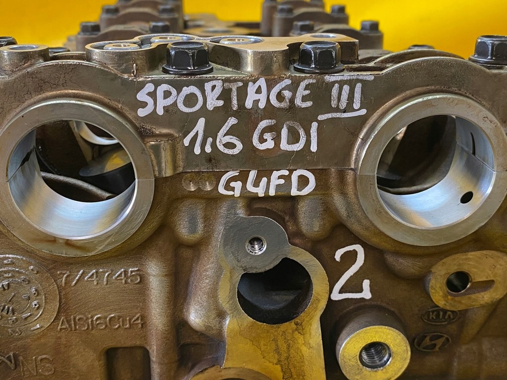 фото №16, Головка kia sportage ceed hyundai tucson ix35 1.6 gdi g4fd 22111-2b750