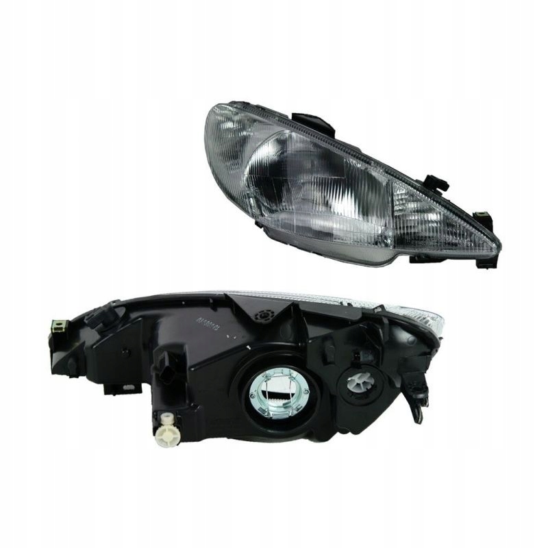 фото №1, Peugeot 206 98-03 лампа правая фара правый