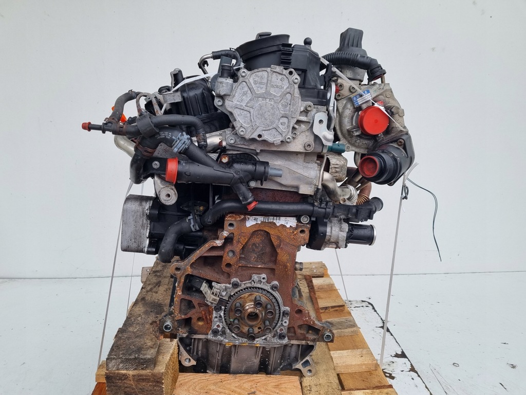 фото №14, Двигатель комплект vw jetta vi 2.0 tdi 140km ładnie pali 166tyś cffa cffb