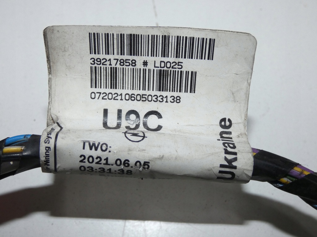 фото №9, Жгут электропроводка бампера opel astra v k lift 3.067