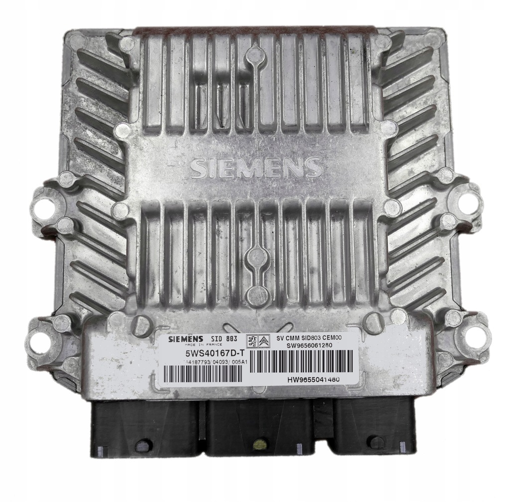 фото №1, Блок управления peugeot 407 2.0 5ws40167d-t 9656061280