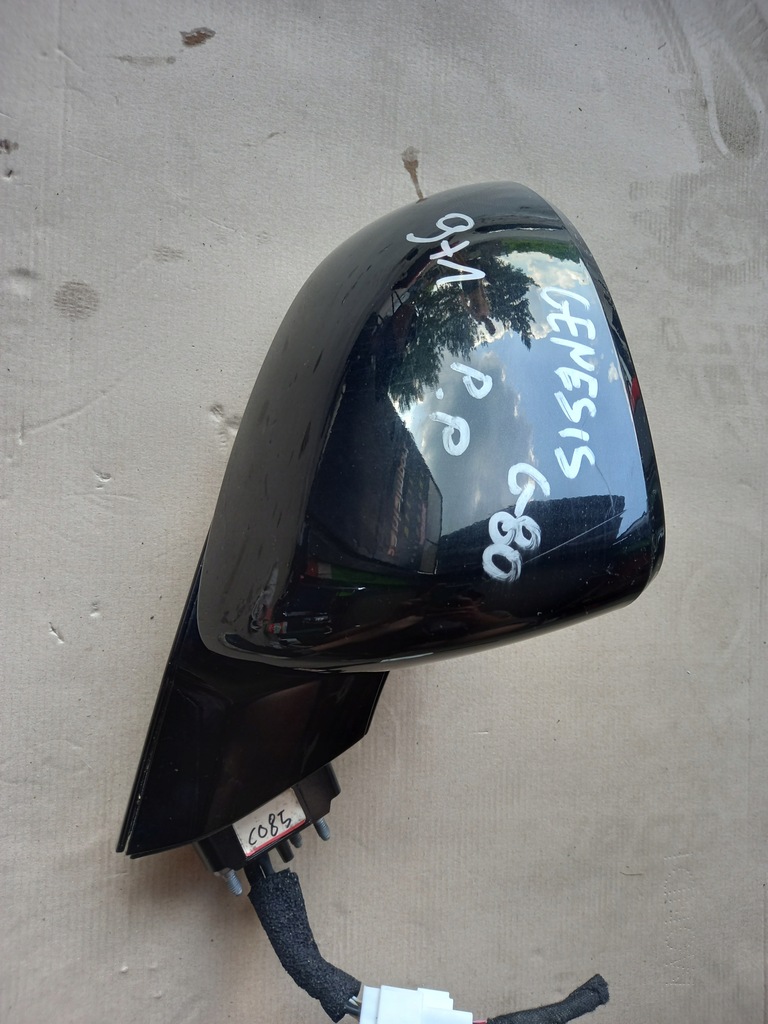 фото №1, Hyundai genesis g80 дзеркало праве 9+1 pin камера