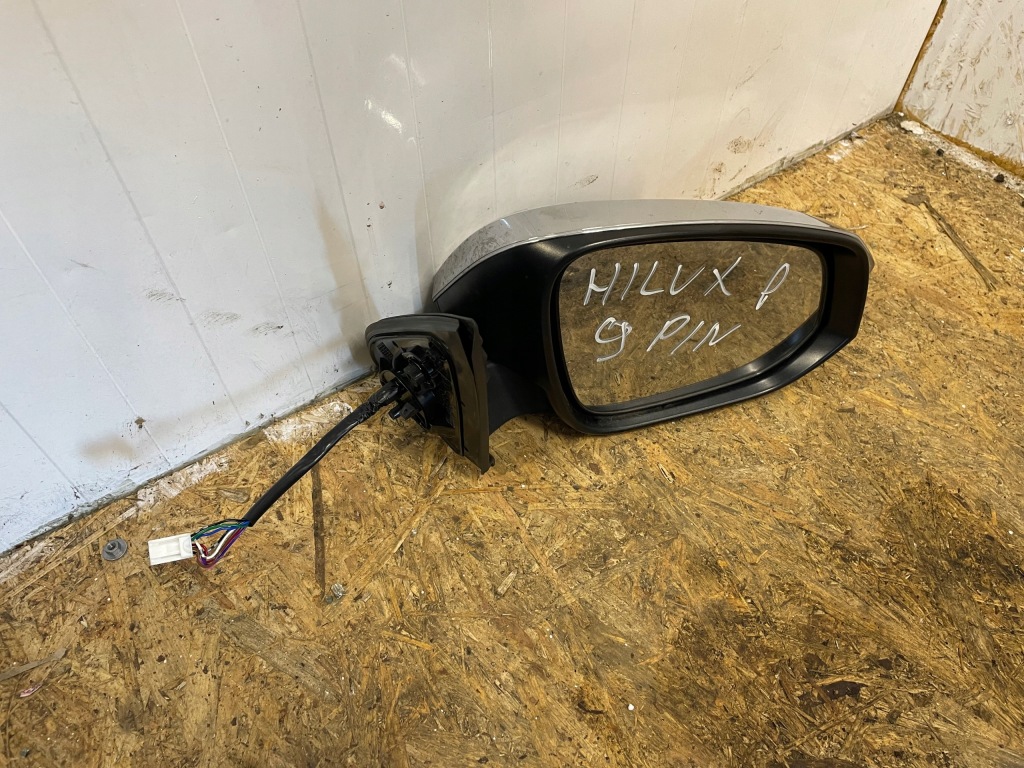 фото №1, Toyota hilux viii 8 lift зеркало правое 9 pin хром