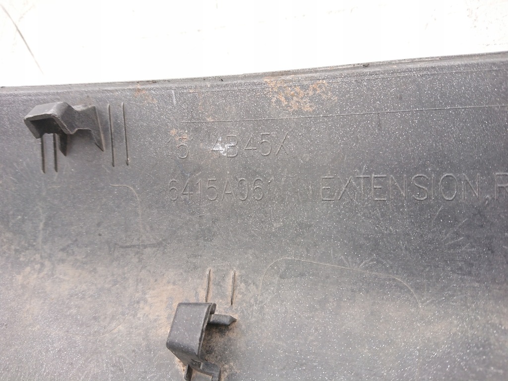 фото №10, Mitsubishi outlander 15- бампер передний накладка