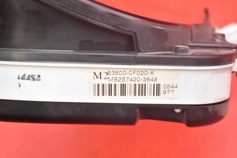 фото №8, Лічильник прилади eu 83800-0f020 toyota corolla verso 2 ii 1.6 vvti 110 km