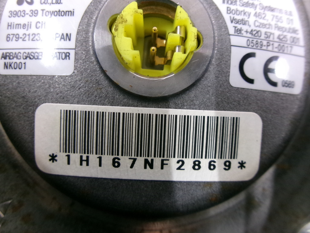 фото №13, Nissan tiida c11 подушка безпеки водія i пасажира модуль 98820em00a