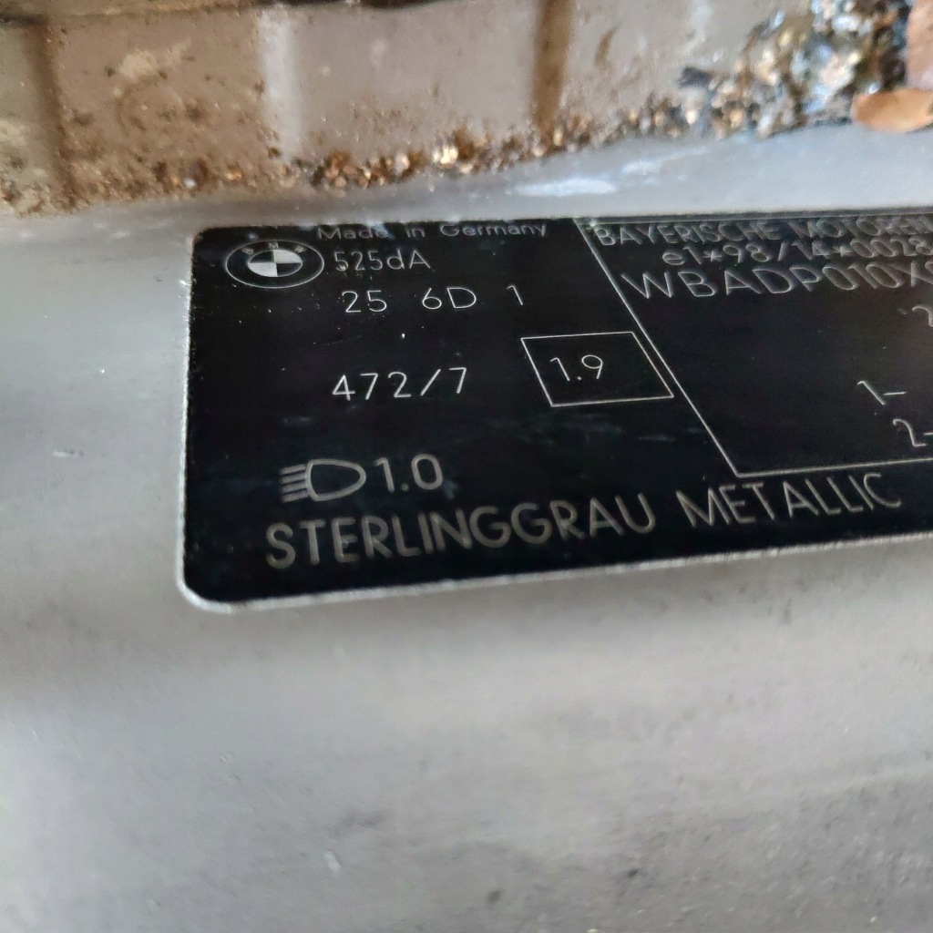 фото №6, Bmw e39 kombi двері задні ліва 472/7 sterlinggrau