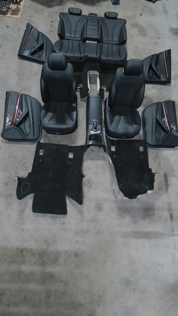 фото №1, Mercedes s-klasa w222 сиденья обшивки середина салон