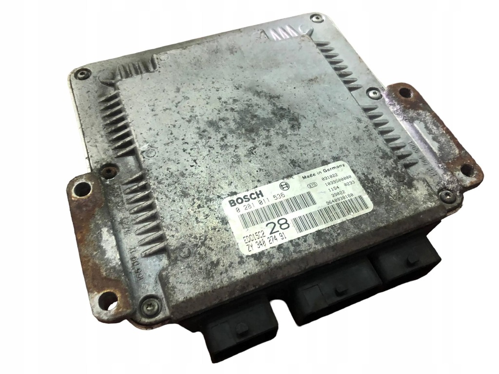 фото №1, Peugeot 807 блок управления двигателя 9640938180