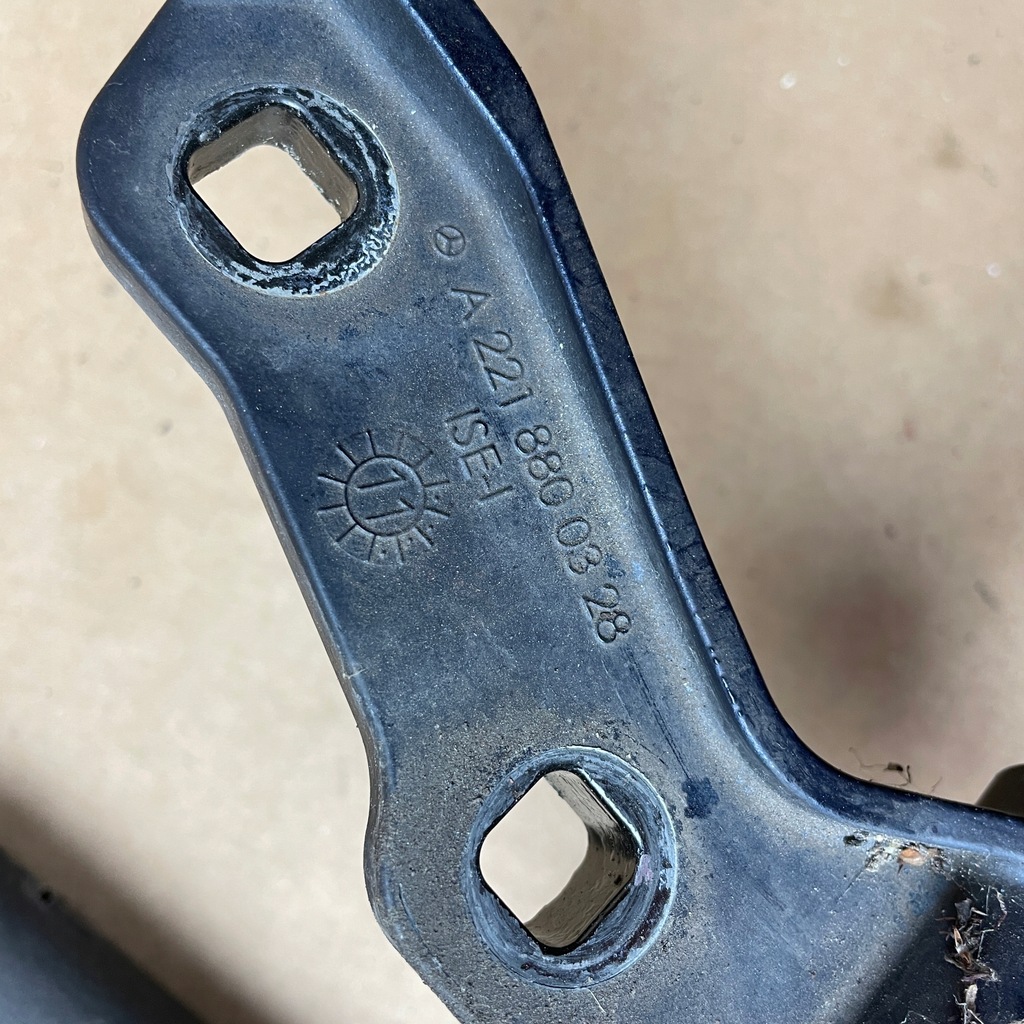 фото №6, Mercedes s w221 петлі капот привід амортизатор амортизатори колір 890