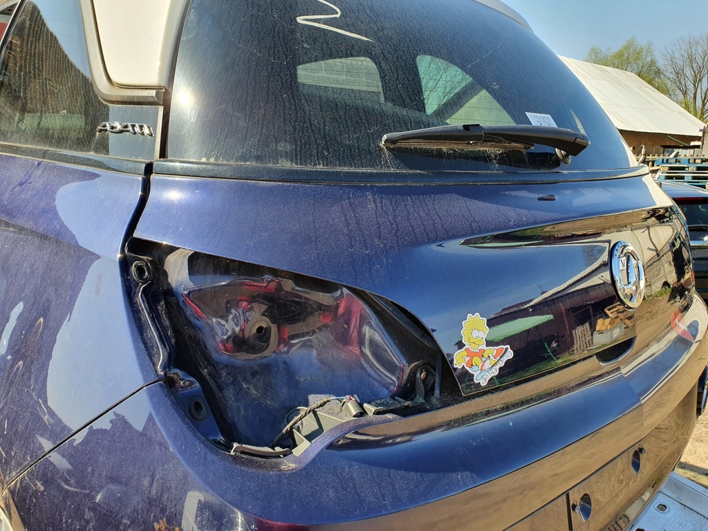 фото №5, Кришка багажника багажника opel adam z22t