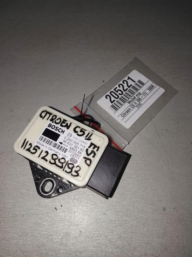 фото №1, Модуль esp citroen c5 ii 0265005715