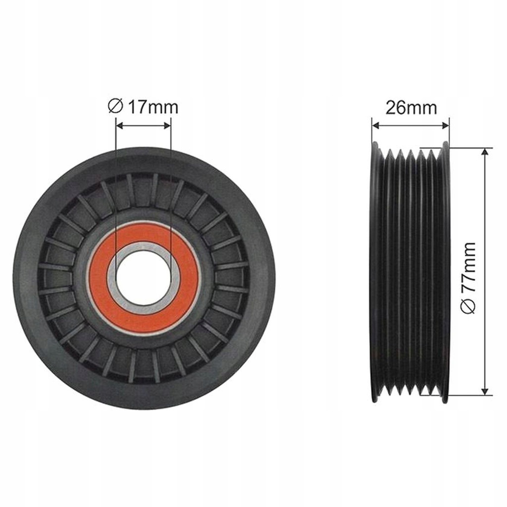 фото №1, Ролик натягувача ремінь dodge nitro jeep cherokee commander 3.7/4.7