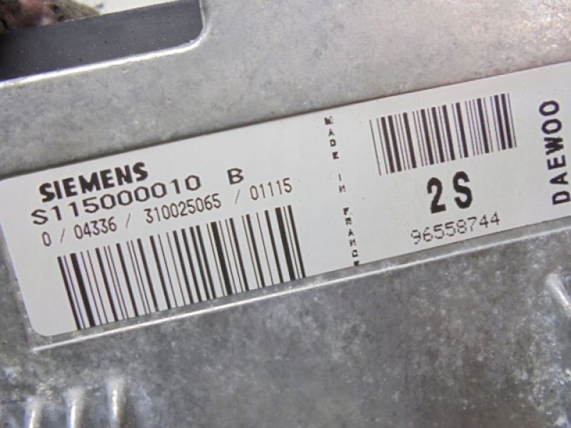 фото №5, Matiz бортовий комп'ютер 96558744 0,8 800 s115000010b