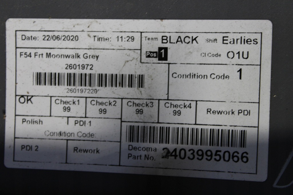 фото №9, Mini f54 clubman 15-24 бампер перед передний szary moonwalk grey