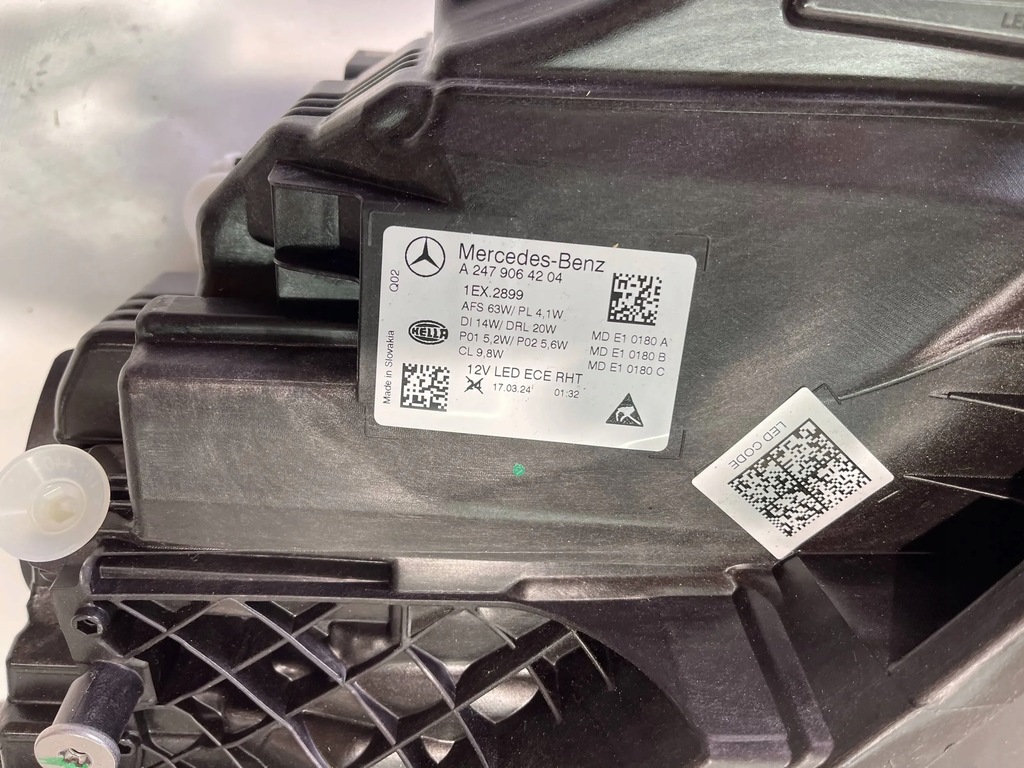 фото №13, Лампа правая mercedes gla ii lift h247 multibeam a2479064204 перед передняя
