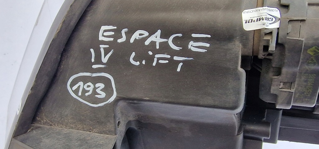 фото №5, Espace iv lift фара правый 8200394704 193
