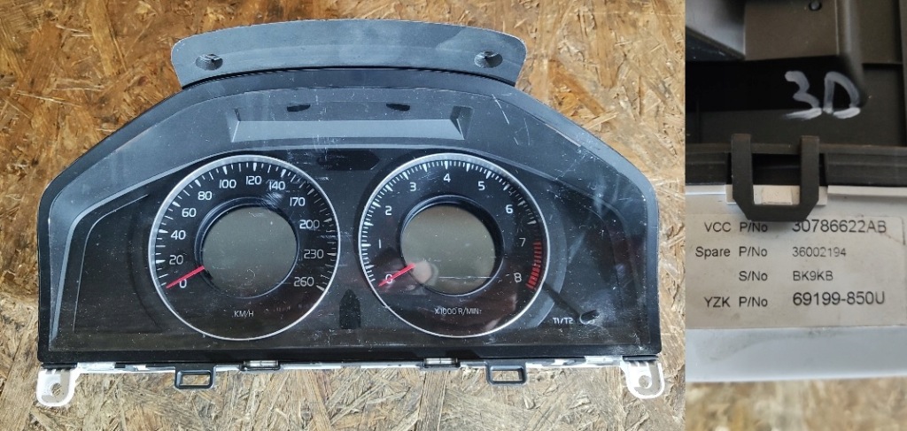 фото №1, Счетчик приборы volvo s80 ii v70 iii 30786622 гарантия