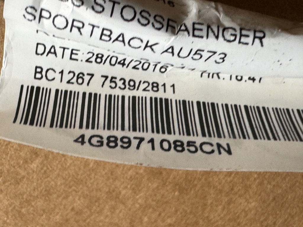 Audi a7 4g8 lift 2017 бампер задняя pdc kompletny 4g8807067 ls9r 19km Недорого