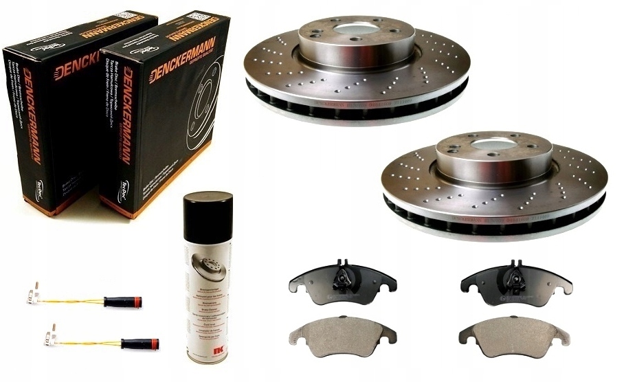 Купить Тормозные диски тормозные колодки mercedes w204 w212 c207 slk r172 перед 322mm перфорированные