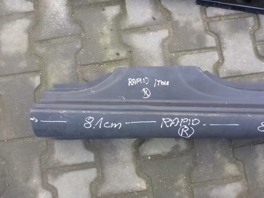 фото №3, Skoda rapid 5j toledo левый порог оригинал новый