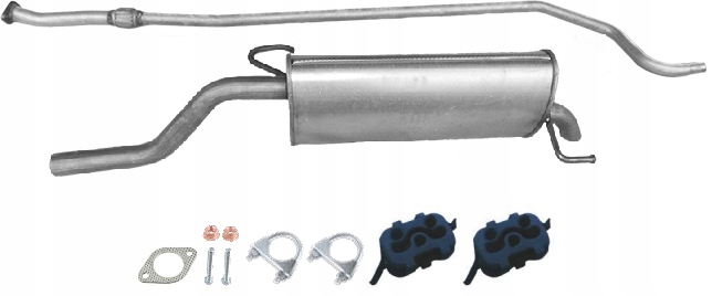 фото №1, Труба гасник кінцевий fiat grande punto 1.2 сітка