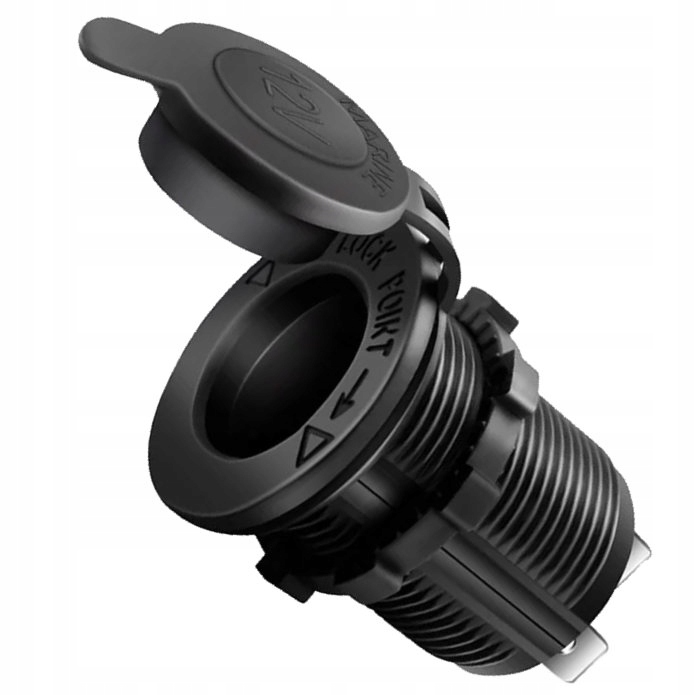 фото №1, Роз'єм заряджання прикурювача 12v hermetyczne