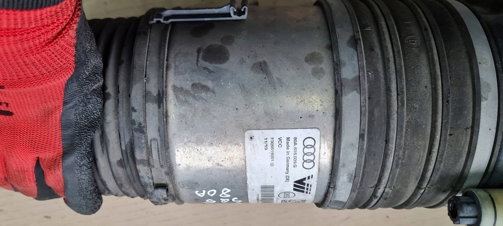 фото №7, Sq5 80a q5 амортизатор пневмоподушка пневматичний лівий правий перед 80a616039g