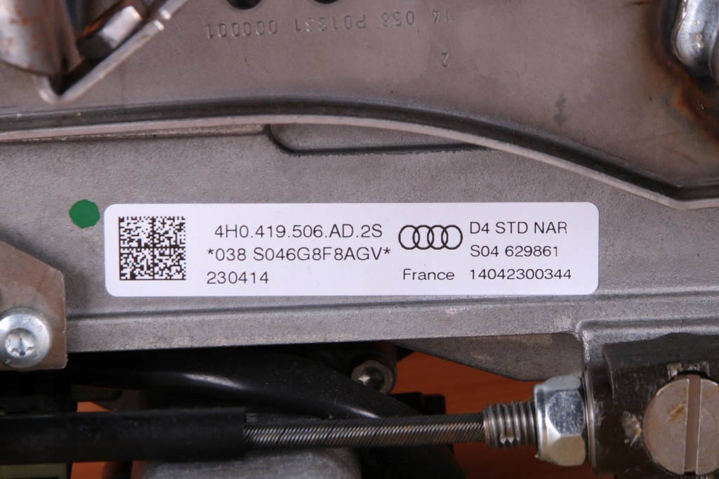 фото №13, Audi a8 d4 4h колонка кермова 4h0419506ad