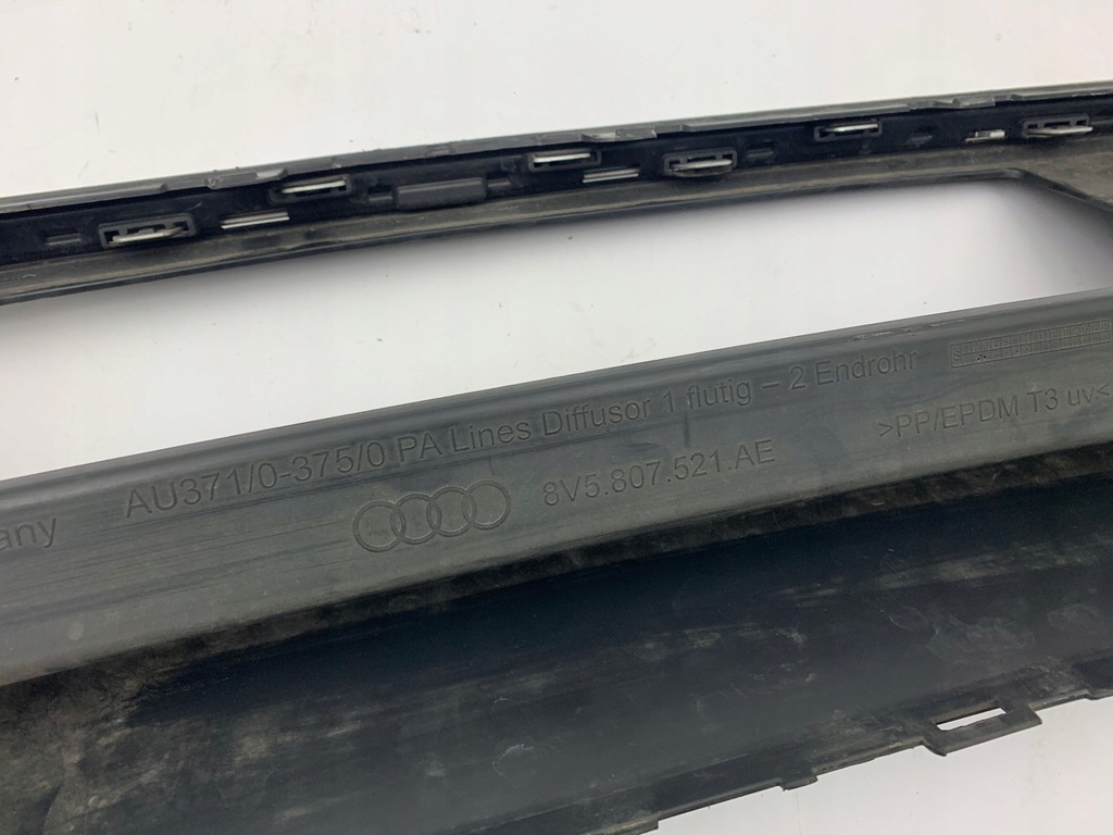 фото №11, Спойлер бампера задняя задний audi a3 rs3 sedan lift 8v5807521