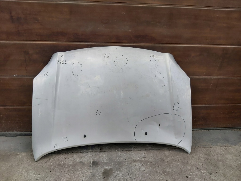 фото №1, Toyota avensis t25 капот перед