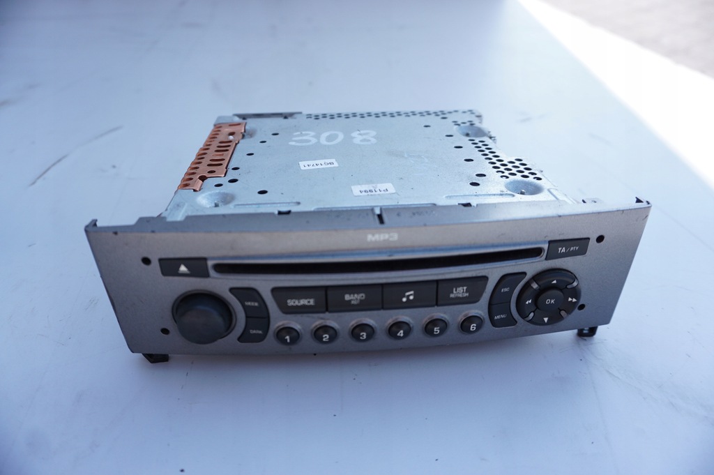 фото №1, Радио peugeot 308 96650206xh01