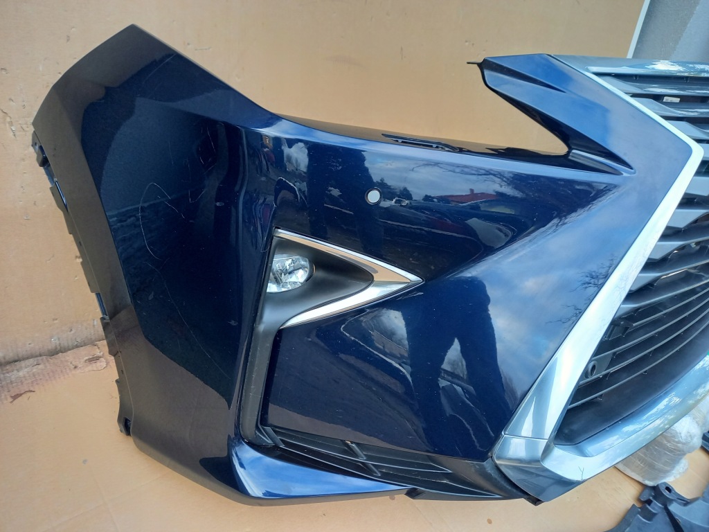 фото №2, Lexus rx iv 4 rx450h бампер передний решётка радиатора решётка противотуманная фара оригинал!