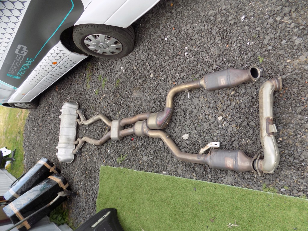 фото №1, Система выпускной выхлоп гаситель катализатор bmw m3 g81 competition оригинал