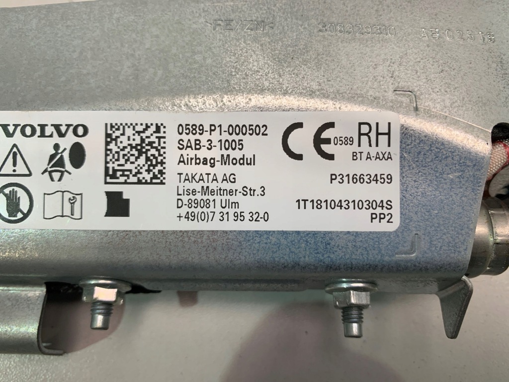 фото №5, Volvo xc60 ii подушка подушка безопасности сиденье правая 31663459