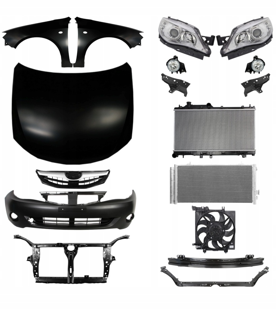 фото №1, Subaru impreza compact 08-12 бампер капот лампи