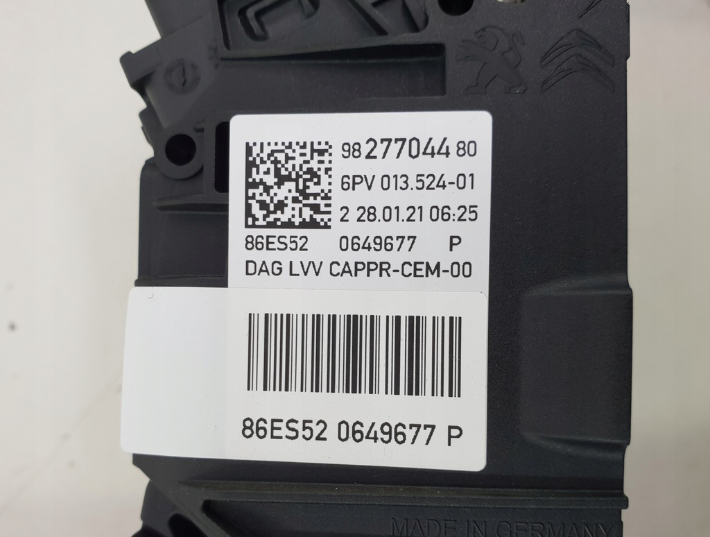 фото №4, Opel mokka b педаль газа потенциометр 9827704480