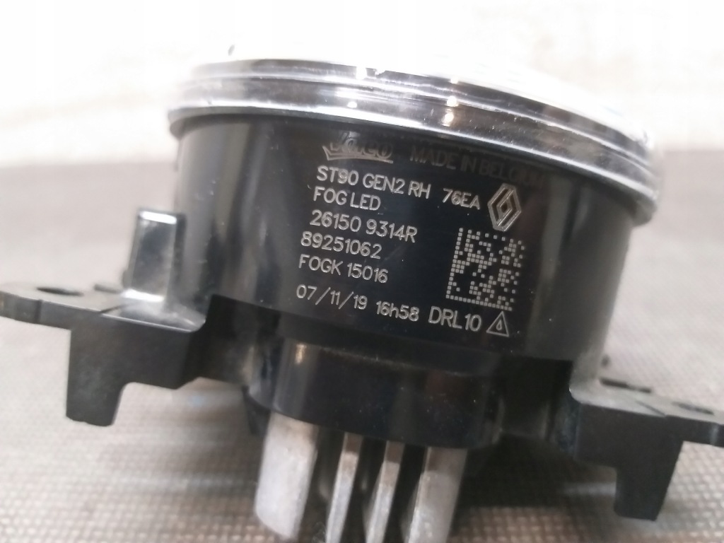 Противотуманная фара правый renault clio iv 4 captur led 261509314r Доставка