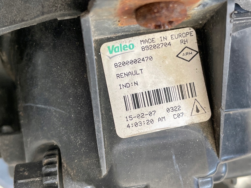 фото №13, Противотуманная фара кронштейн рамка clio iii lift правый левый