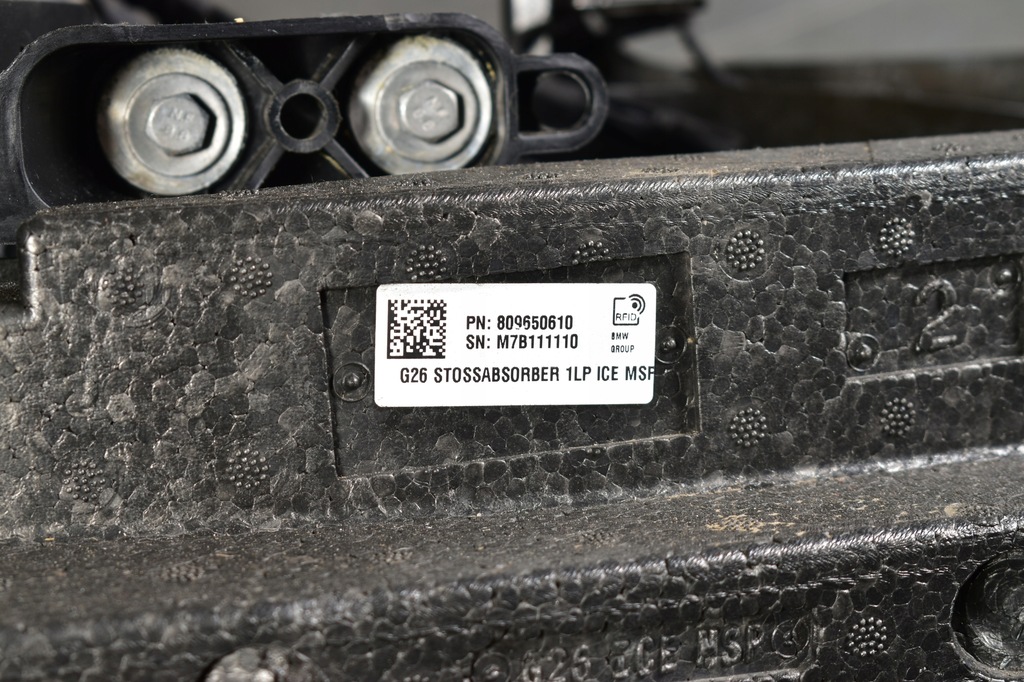 фото №7, Bmw i4 g26 edrive підсилювач передній pas передній радіатор радіатор радар