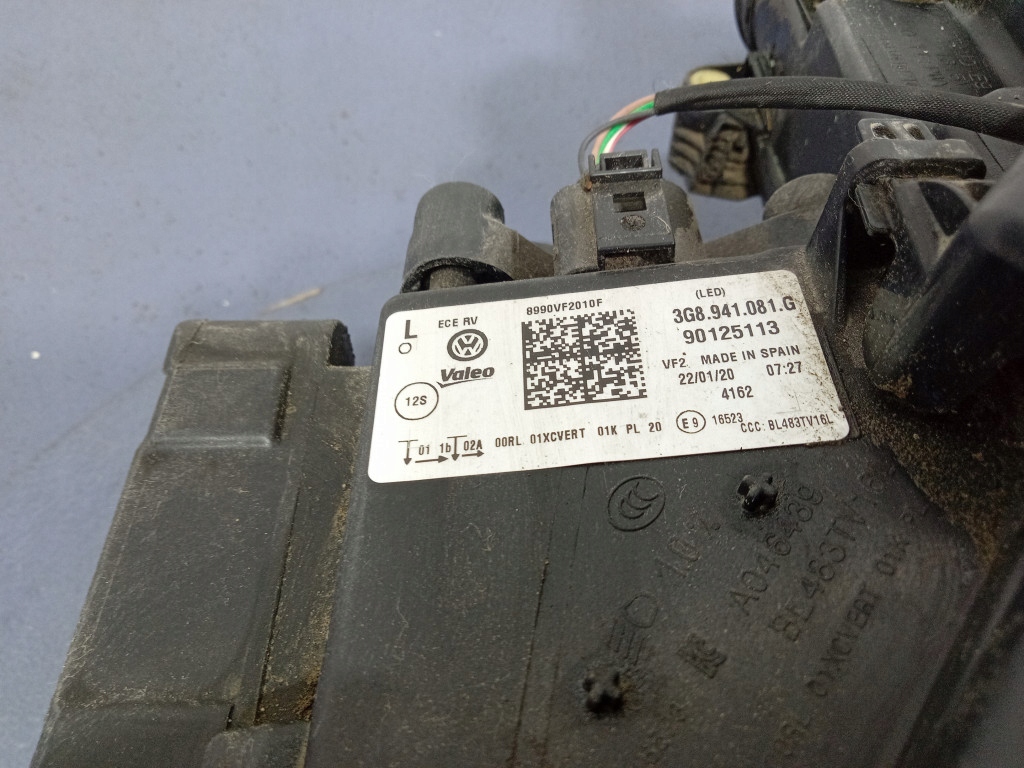 фото №7, Vw arteon фара левый перед лампа передняя eu 3g8941081g